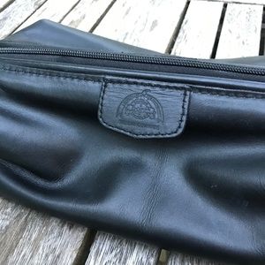 Cow hide travel makeup pouch Dopp